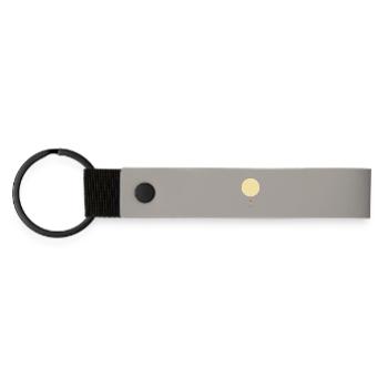 Minimal Solar System - Matte Pu Keyring - light grey - Front