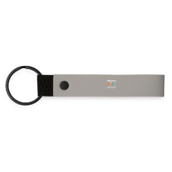 1987 - Né en 1987 - Fantastique depuis 1987 - Porte-clés en PU mat - gris clair - Devant