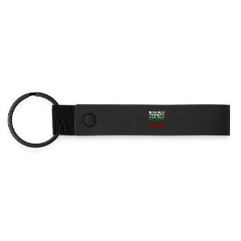 BG BULGARIA Lion Football Bulgaria Lion Coat of Arms - Matte Pu Keyring - black - Front