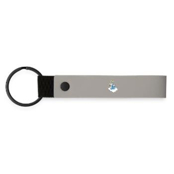 Snake Cloud - Matte Pu Keyring - light grey - Front