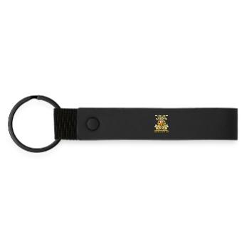Junggesellen Bräutigam Bachelor Party - Matte PU Schlüsselanhänger - Schwarz - Vorne