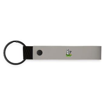 Raquette de tennis Skunk - Porte-clés en PU mat - gris clair - Devant