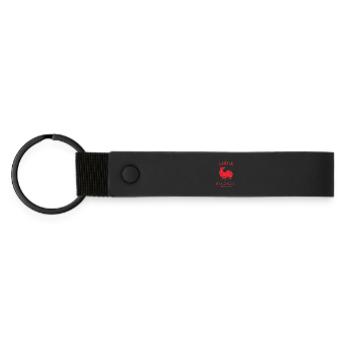 LIEGE Belgique Belgique - Porte-clés en PU mat - noir - Devant