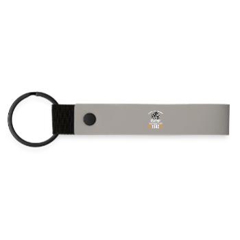 Caméra vintage 1982 cadeau anniversaire humour - Porte-clés en PU mat - gris clair - Devant