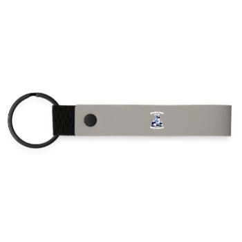Accrocher avec mes snowmies drôle bonhommes de neige - Porte-clés en PU mat - gris clair - Devant