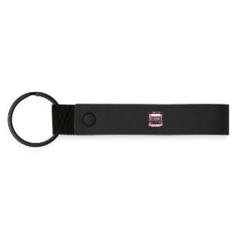 Lawyer Profession Lawyer Ladies Gift - Matte Pu Keyring - black - Front