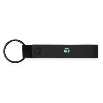 Gymnaste Gymnastique Club de gymnastique Gymnastique Gymnastique - Porte-clés en PU mat - noir - Devant