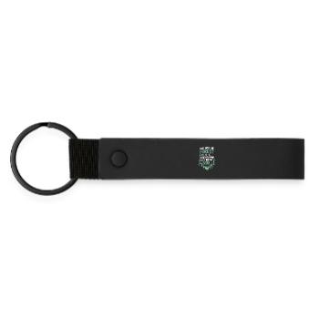 Into The Forest I Go To Lose My Mind Find My Soul - Matte Pu Keyring - black - Front