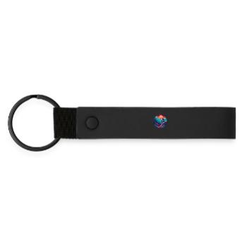 VTT à l’ancienne - Porte-clés en PU mat - noir - Devant