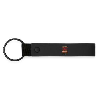 Euphonium Just Want To Play The Euphonium Baritone - Matte Pu Keyring - black - Front