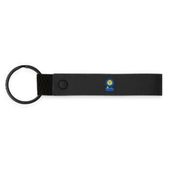 Grèce Sun Art - Porte-clés en PU mat - noir - Devant