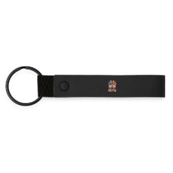 L’héritage bat dans mon cœur Bongo Maracas Rhythm - Porte-clés en PU mat - noir - Devant