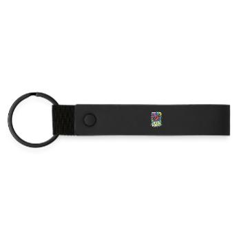Pop Pixels Pop Culture Rétro Jeu vidéo - Porte-clés en PU mat - noir - Devant
