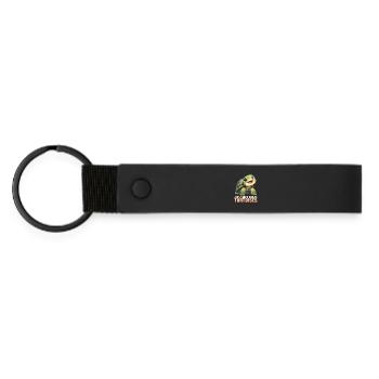 Tortoises Tortoise - Matte Pu Keyring - black - Front