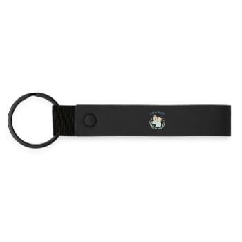Big Brother Paresseux et Éléphant - Porte-clés en PU mat - noir - Devant