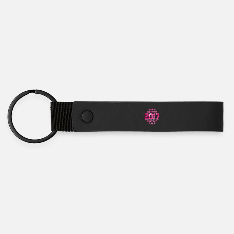 LIMITED EDITION 2017 9TH BIRTHDAY - Matte Pu Keyring - black