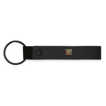 1965 Vintage Cadeau d’anniversaire - Porte-clés en PU mat - noir - Devant
