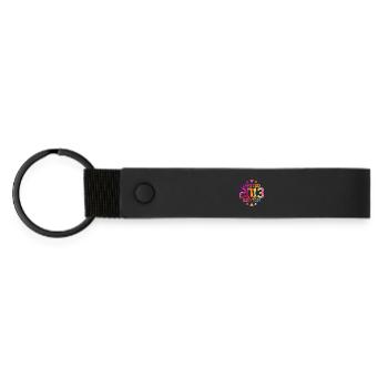 ÉDITION LIMITÉE 2013 13E ANNIVERSAIRE - Porte-clés en PU mat - noir - Devant