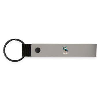 Mouette fraîche - Moin - Porte-clés en PU mat - gris clair - Devant
