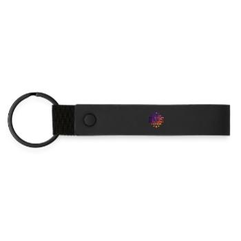 ÉDITION LIMITÉE 21E ANNIVERSAIRE 2005 - Porte-clés en PU mat - noir - Devant