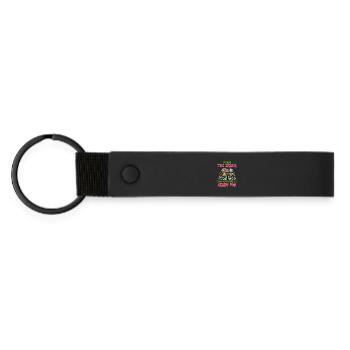 Idée cadeau de bonbons drôle Sweet Tooth Mode - Porte-clés en PU mat - noir - Devant
