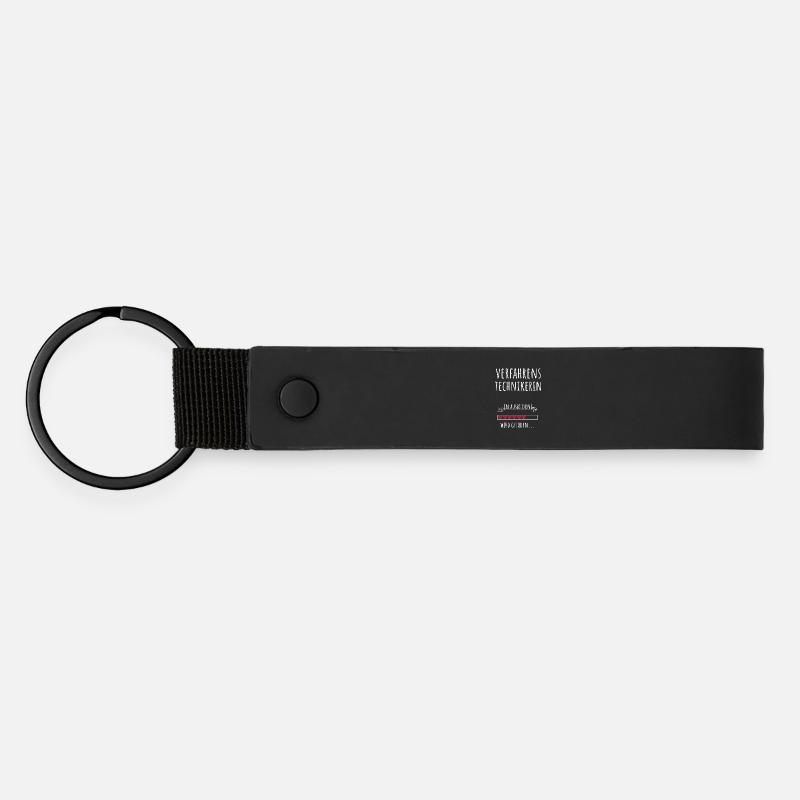 Process Engineer Studies Profession Training - Matte Pu Keyring - black