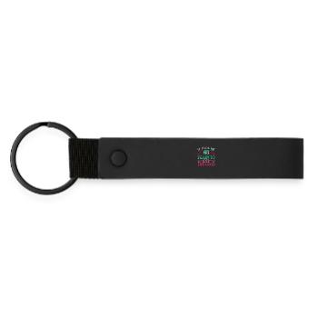It took 65 years to look so good - Matte Pu Keyring - black - Front