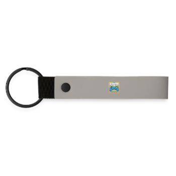 Niveau Big Brother débloqué - Porte-clés en PU mat - gris clair - Devant