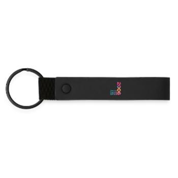 Anniversaire Janvier 2006 Né en Janvier Cadeau - Porte-clés en PU mat - noir - Devant