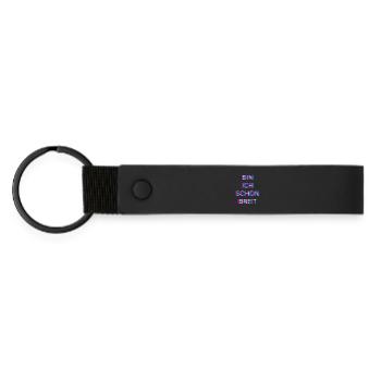 Hardtekk Tekk - Matte Pu Keyring - black - Front