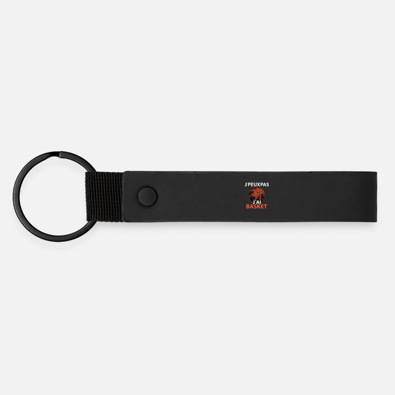 Je peux pas J'ai Basket - Porte-clés en PU mat - noir