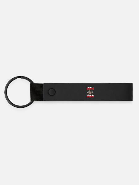 Viking Outfits Valhalla Norse Mythology - Matte Pu Keyring - black