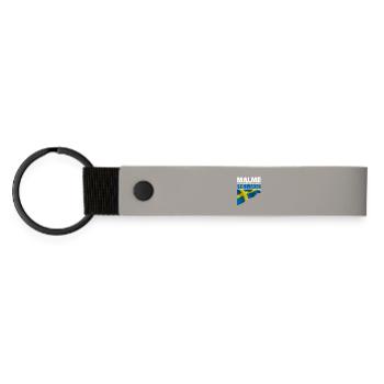 Malmö - Porte-clés en PU mat - gris clair - Devant