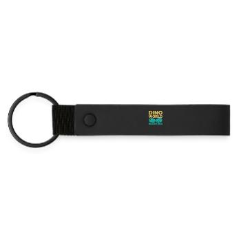 Dino World Kiddo Rex - Porte-clés en PU mat - noir - Devant