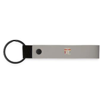 55th Birthday Original January Born 1971 - Matte Pu Keyring - light grey - Front