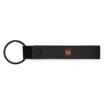 Firefighter Firefighter Real Heroes - Matte Pu Keyring - black - Front