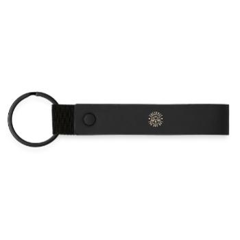 Fitness Motivation Bodybuilder Checkout The Rap - Matte Pu Keyring - black - Front
