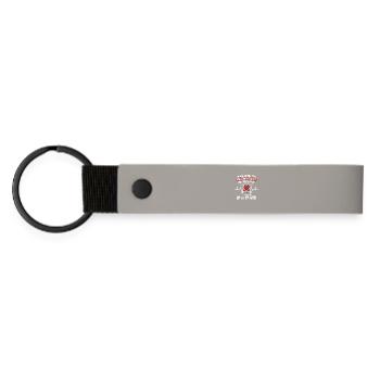 T-shirt à cœur de phlébotomiste - Porte-clés en PU mat - gris clair - Devant