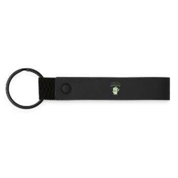 Club social Matcha Latte Rejoignez notre cérémonie Green - Porte-clés en PU mat - noir - Devant