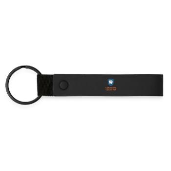 Cardboard Collector Trading Card Collector Booster - Matte Pu Keyring - black - Front