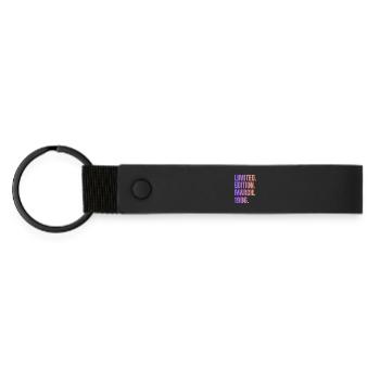 Mars 1986 Année 1986 Retro 1986 Édition limitée - Porte-clés en PU mat - noir - Devant