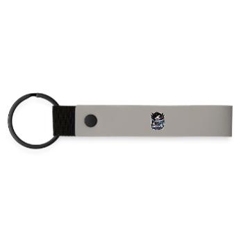 Axolotl lover, Cute Axolotl, Funny - Matte Pu Keyring - light grey - Front