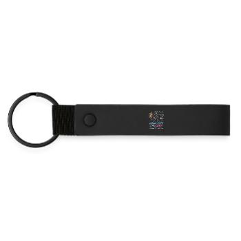 Darts Fun Shirt, Dancing in the Dart Shirt Hoodie, - Matte Pu Keyring - black - Front