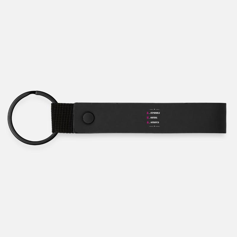 Personalized Gift Ana - Matte Pu Keyring - black