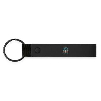 Pickleball Funny Player Good Day Time To Play - Matte Pu Keyring - black - Front