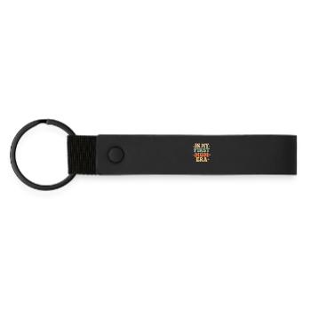 Erster Muttertag Mama Geschenkidee Familie Groovy - Matte PU Schlüsselanhänger - Schwarz - Vorne