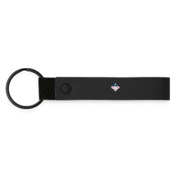 Orlando Florida in United States USA Design - Matte Pu Keyring - black - Front
