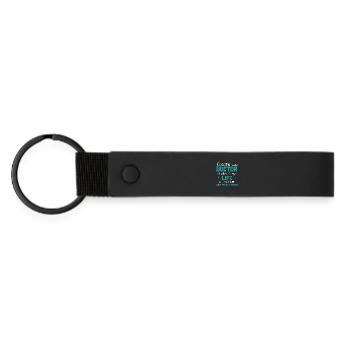 Future Doctor Lifesaving Journey - Matte Pu Keyring - black - Front
