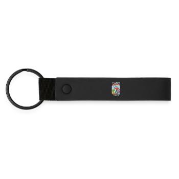 Encore un paquet, je te jure, carte à collectionner - Porte-clés en PU mat - noir - Devant