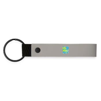DINO 9 YEARS DINOSAUR 9TH BIRTHDAY - Matte Pu Keyring - light grey - Front